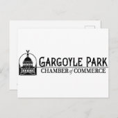 Postkarte der Gargoyle Park Chamber of Commerce (Vorne/Hinten)