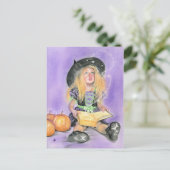 Postkarte der gehefteten kleinen Hexenmeister-Zaub (Stehend Vorderseite)