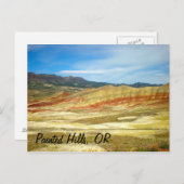 Postkarte der gestrichenen Hügel (Vorne/Hinten)