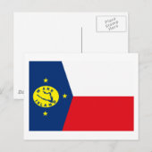 Postkarte der geweckt Inseln (Vorne/Hinten)