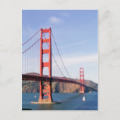Postkarte der Golden Gate Bridge (Vorderseite)