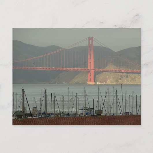 Postkarte der Golden Gate Bridge (Vorderseite)