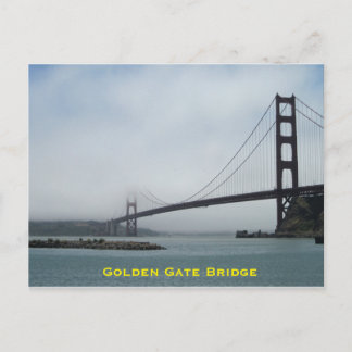 Postkarte der Golden Gate Bridge an einem schönen 