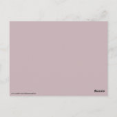 Postkarte der goten Herz-Rose (Rückseite)