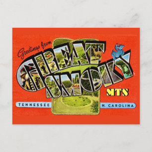 Postkarte der Great Smoky Mountains