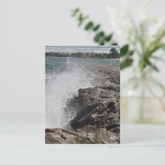 Postkarte der großartigen Querbucht, MI (Stehend Vorderseite)