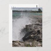 Postkarte der großartigen Querbucht, MI (Vorne/Hinten)