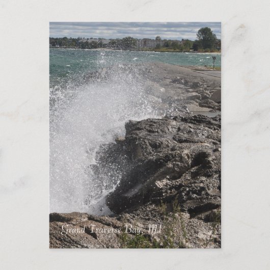 Postkarte der großartigen Querbucht, MI (Vorderseite)