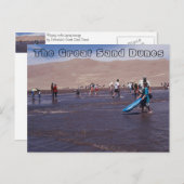 Postkarte der großen Sanddünen des Colorado (Vorne/Hinten)