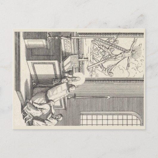 Postkarte der heiligen Masse (Vorderseite)