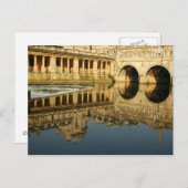 Postkarte der historischen Stadt Bath (Vorne/Hinten)