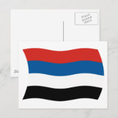 Postkarte der indigenen Völker Kolumbiens (Vorne/Hinten)