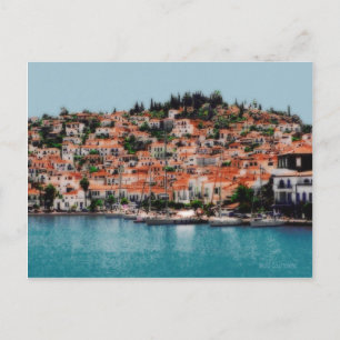 Postkarte der Insel Hydra