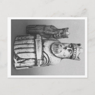 Postkarte der Insel Lewis Chessmen
