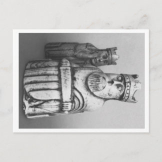 Postkarte der Insel Lewis Chessmen