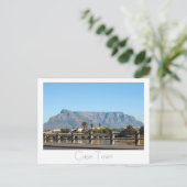 Postkarte der Kapstadt Tafelberg (Stehend Vorderseite)