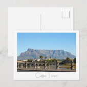 Postkarte der Kapstadt Tafelberg (Vorne/Hinten)
