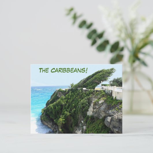 Postkarte der Karibik (Stehend Vorderseite)