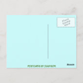 Postkarte der Karibik (Rückseite)