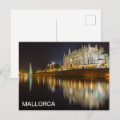 postkarte der Kathedrale von Palma von Mallorca (Vorne/Hinten)