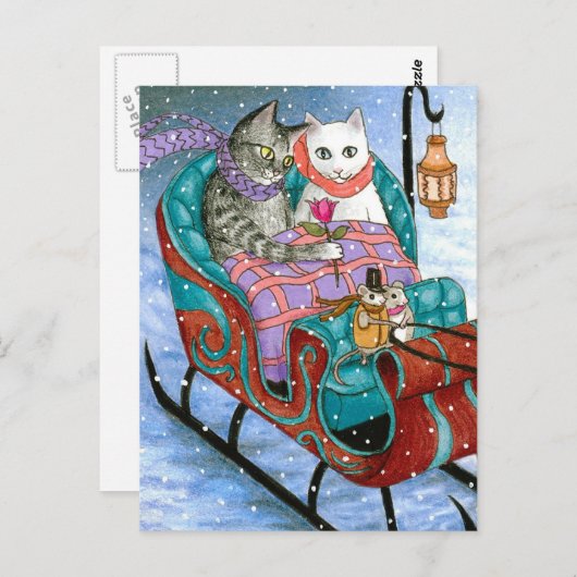 Postkarte der Katze 436 (Vorne/Hinten)