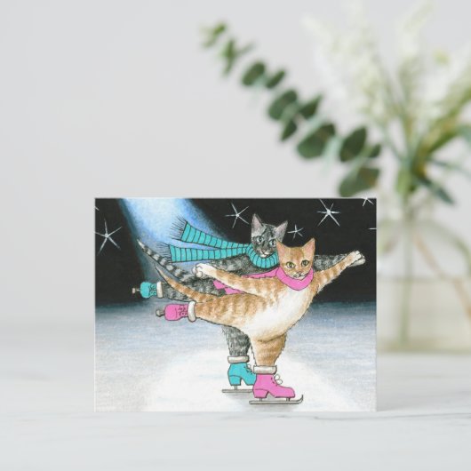 Postkarte der Katze 437 (Stehend Vorderseite)