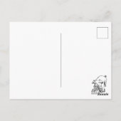 Postkarte der Katze. Denis. (Rückseite)