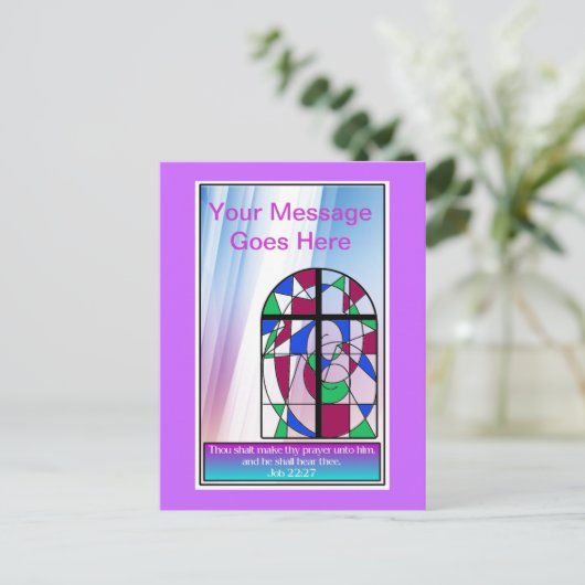 Postkarte der Kirche (Stehend Vorderseite)