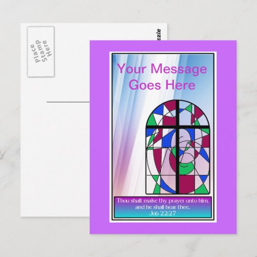 Postkarte der Kirche (Vorne/Hinten)