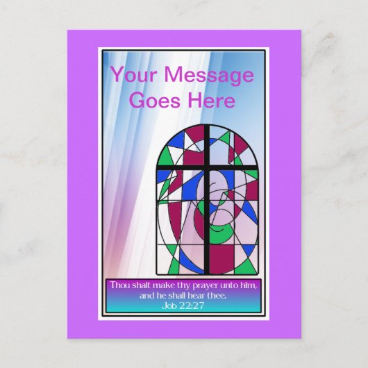 Postkarte der Kirche (Vorderseite)