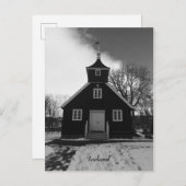 Postkarte der Kirche von Island (Vorne/Hinten)