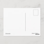 Postkarte der Königin des Herzens (Rückseite)