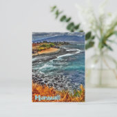 Postkarte der Küste von Hawaii (Stehend Vorderseite)