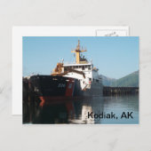 Postkarte der Küstenwache (Vorne/Hinten)