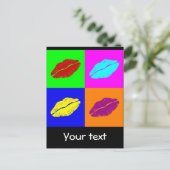 Postkarte der Lippen (Stehend Vorderseite)