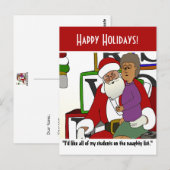 Postkarte der Liste (Vorne/Hinten)