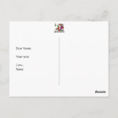 Postkarte der Liste (Rückseite)