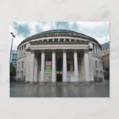 Postkarte der Manchester Central Library (Vorderseite)