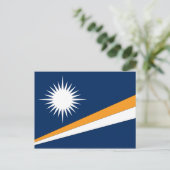 Postkarte der Marshall-Inseln (Stehend Vorderseite)