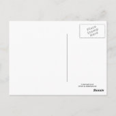 Postkarte der Meerjungfrau-Liebe (Rückseite)