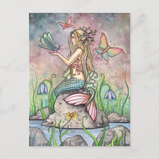 Postkarte der Meerjungfrau, Magie der Kreekseite (Vorderseite)