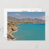 Postkarte der Mittelmeerküste (Vorne/Hinten)