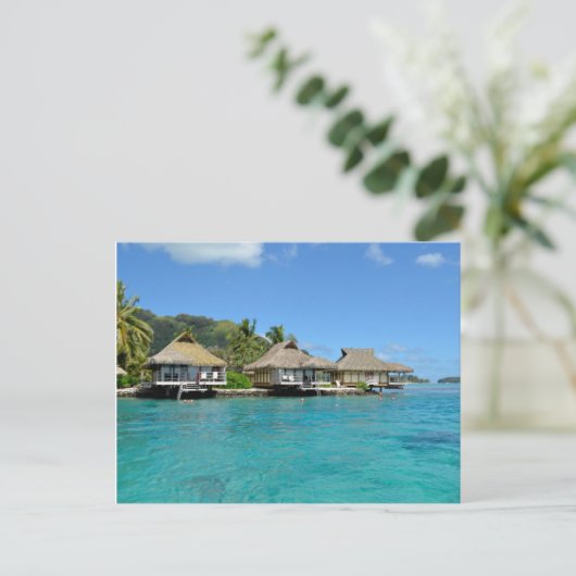 Postkarte der Moorea-Bungalows (Stehend Vorderseite)