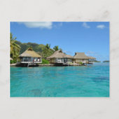 Postkarte der Moorea-Bungalows (Vorderseite)