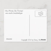 Postkarte der Musikerband (Rückseite)