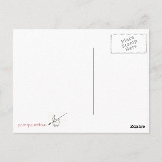 Postkarte der Mutter am Sonntag (Rückseite)