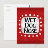 Postkarte der Nassnase (Vorne/Hinten)