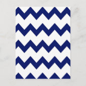 Postkarte der Navy White Chevrons (Vorderseite)