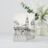 Postkarte der neoklassischen Architektur (Stehend Vorderseite)