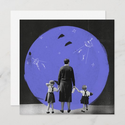 Postkarte der Neugier (Vorne/Hinten)